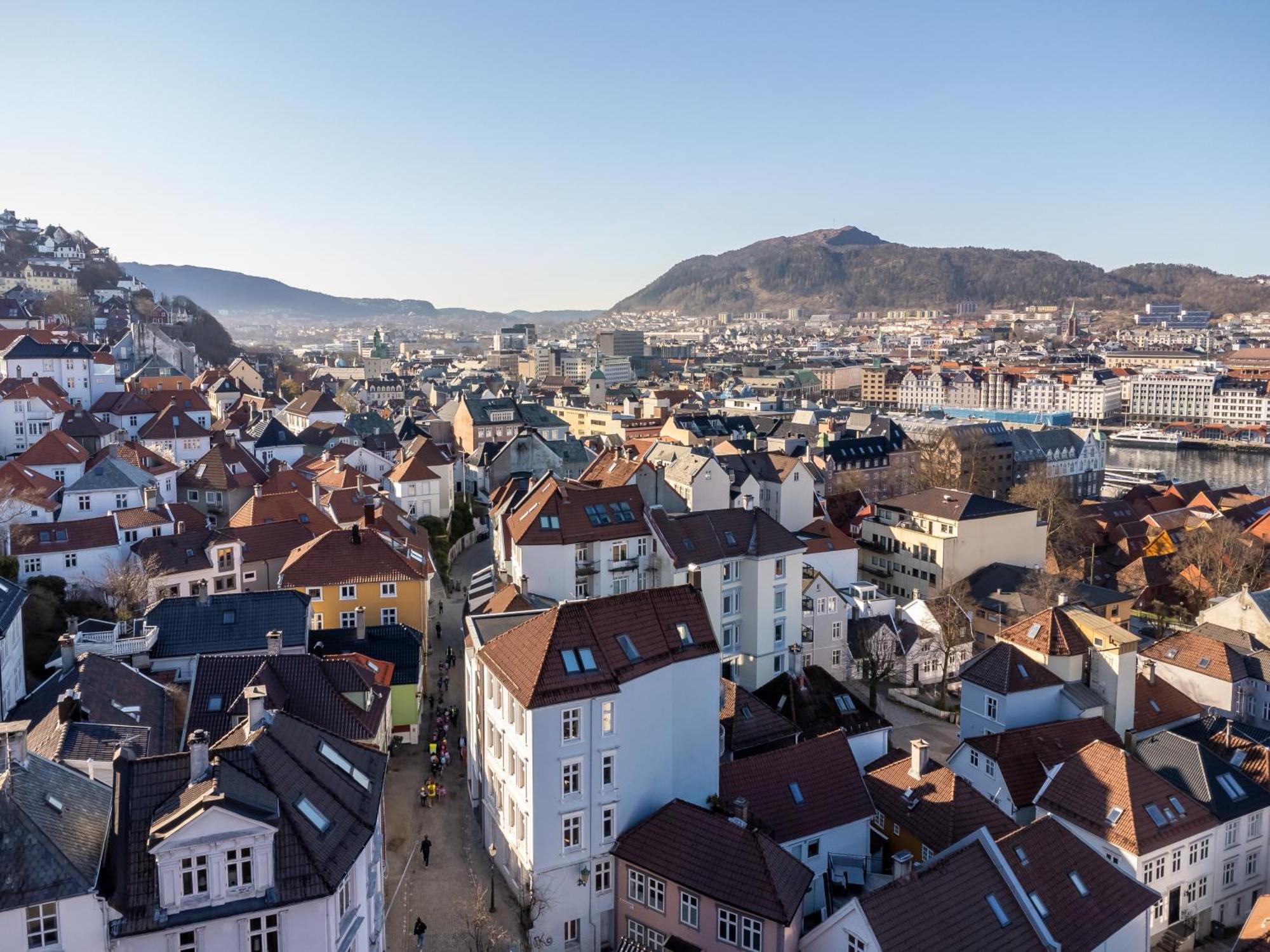 Bryggen // Floyen Apartments Берген Екстер'єр фото